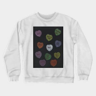 Candy Hearts Crewneck Sweatshirt